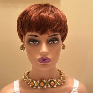 Multicolored Crystal Statement Necklace